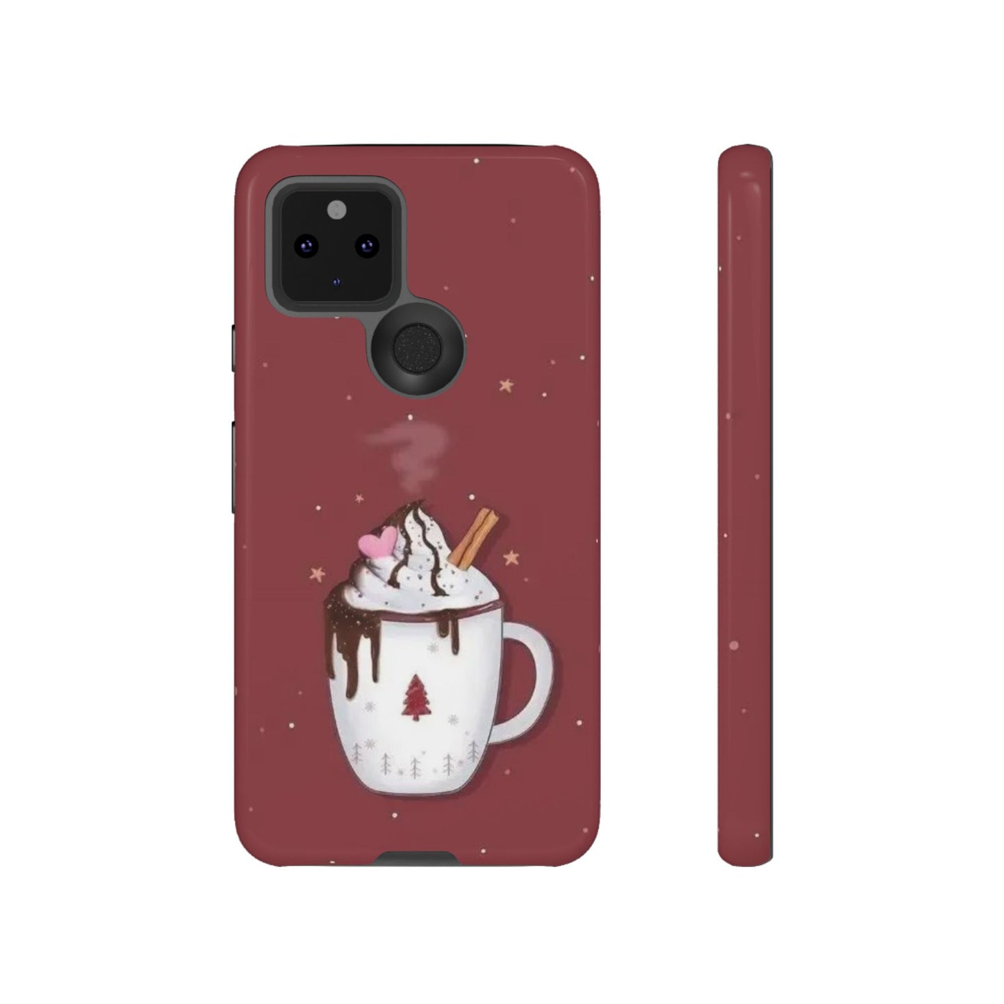 Hot Chocolate Christmas Phone Case | iPhone, Samsung, Pixel - Personalized Stylish Crafts