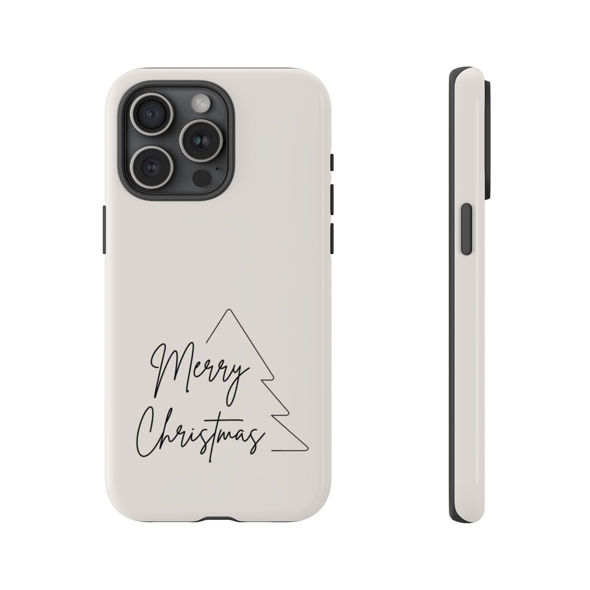 Holiday Season | Merry Christmas White Phone Case Design - Personalized Stylish Crafts