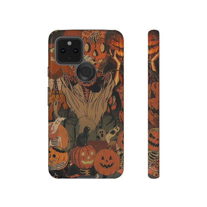 Scary Halloween Pumpkin Design | IPhone16 & Samsung S24 - Personalized Stylish Crafts