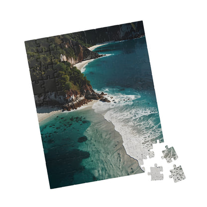 Sunset Cliff Jigsaw Puzzle - Perfect Gift for Holidays - Personalized Stylish Crafts