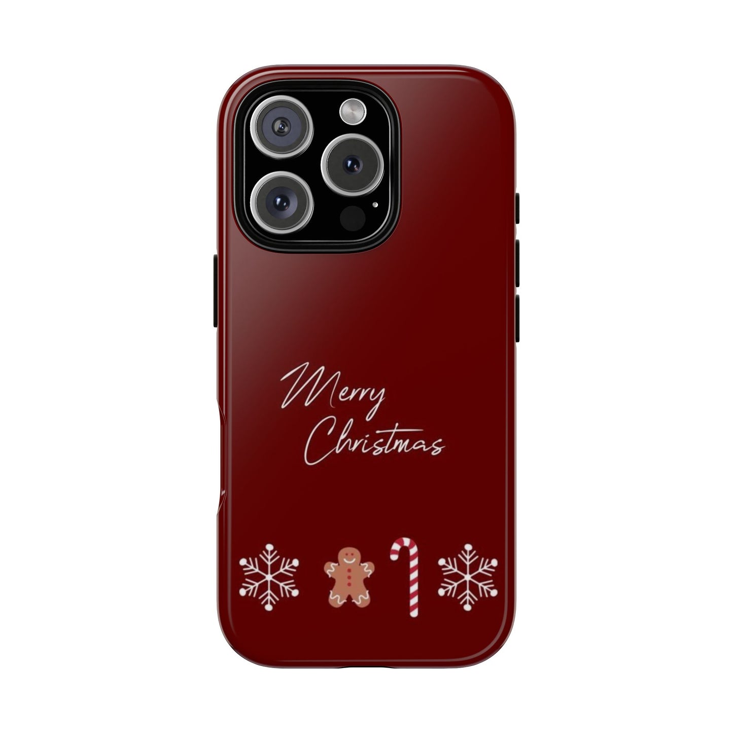 Merry Christmas Quote Phone Case | Festive Design for iPhone, Samsung, Pixel - Personalized Stylish Crafts