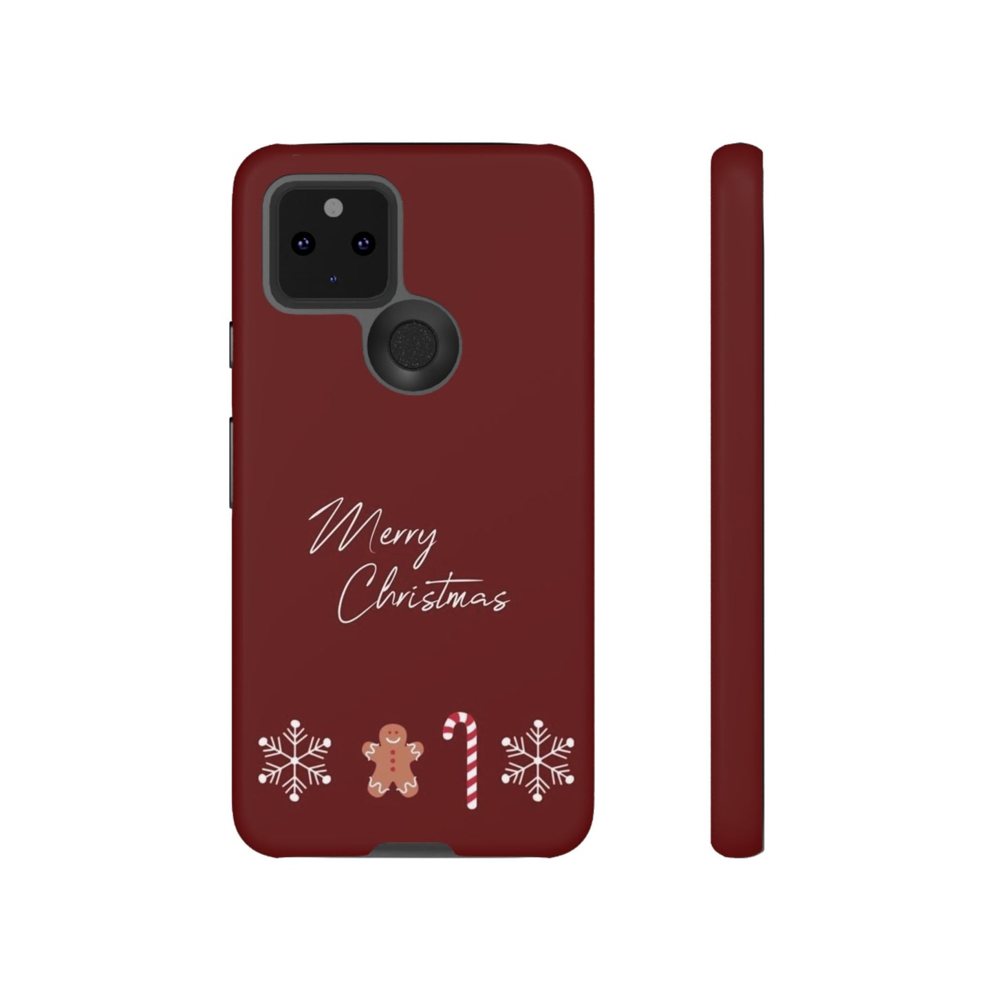 Merry Christmas Quote Phone Case | Festive Design for iPhone, Samsung, Pixel - Personalized Stylish Crafts