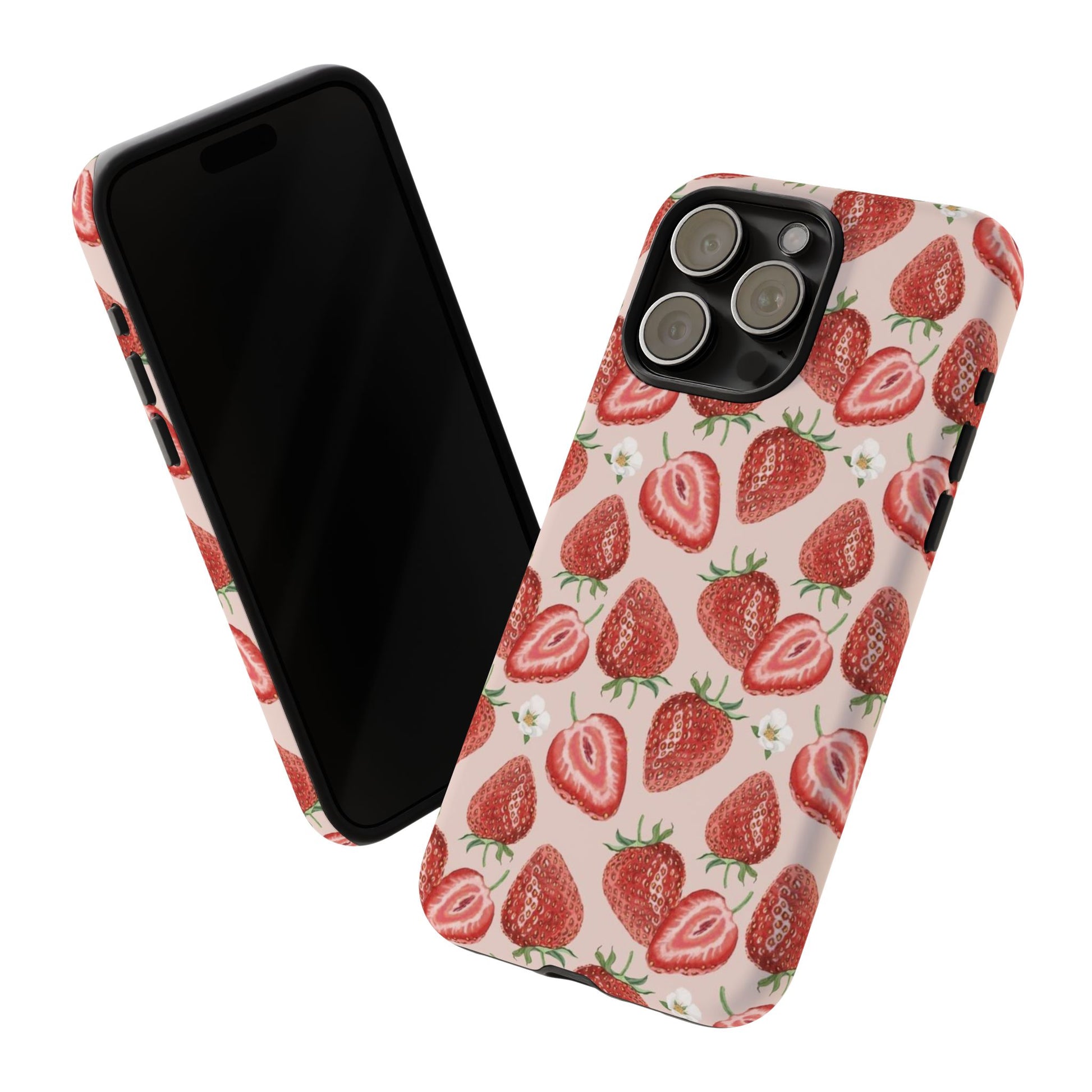 Strawberry Art Wallpaper Phone Case Design - Personalized Stylish Crafts