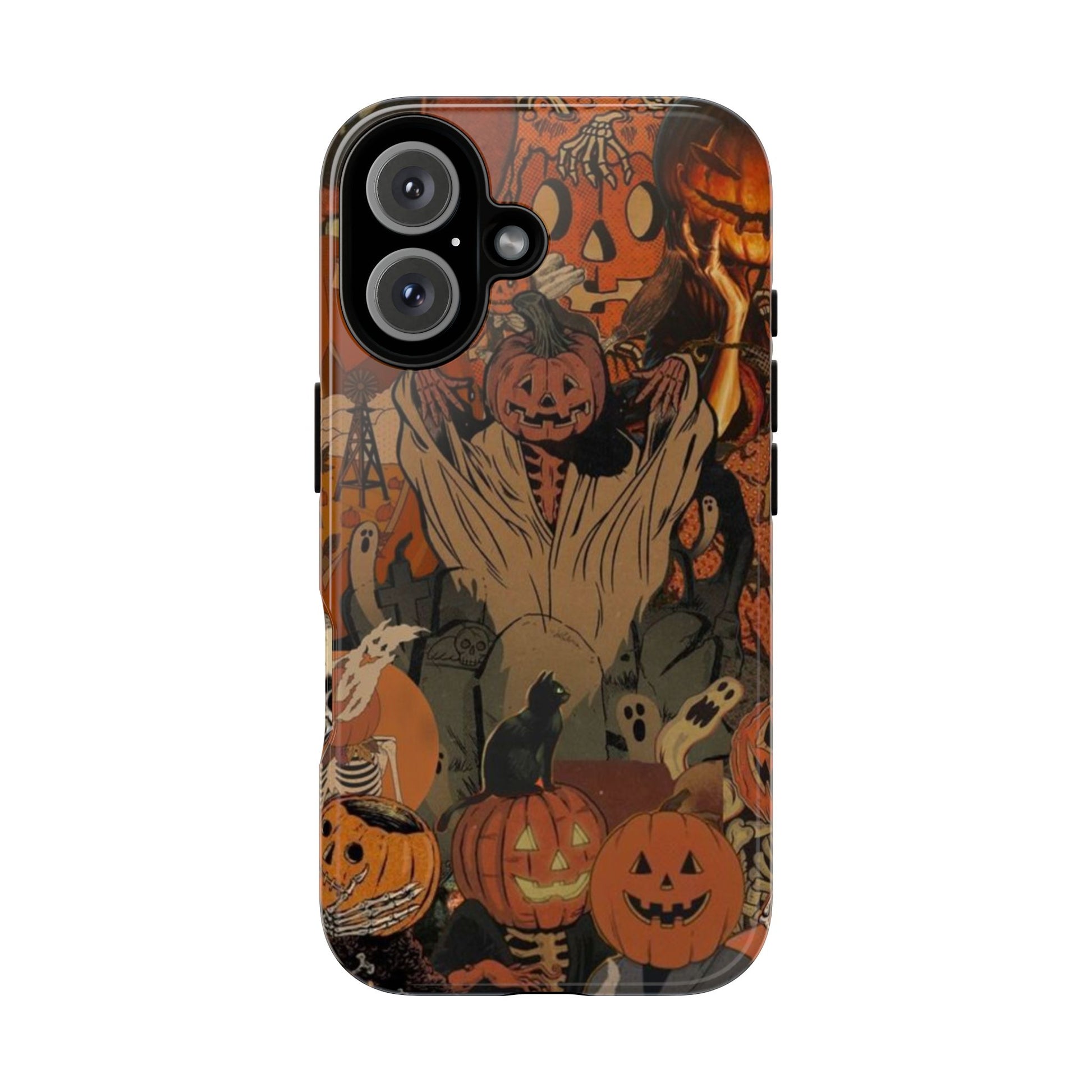 Scary Halloween Pumpkin Design | IPhone16 & Samsung S24 - Personalized Stylish Crafts