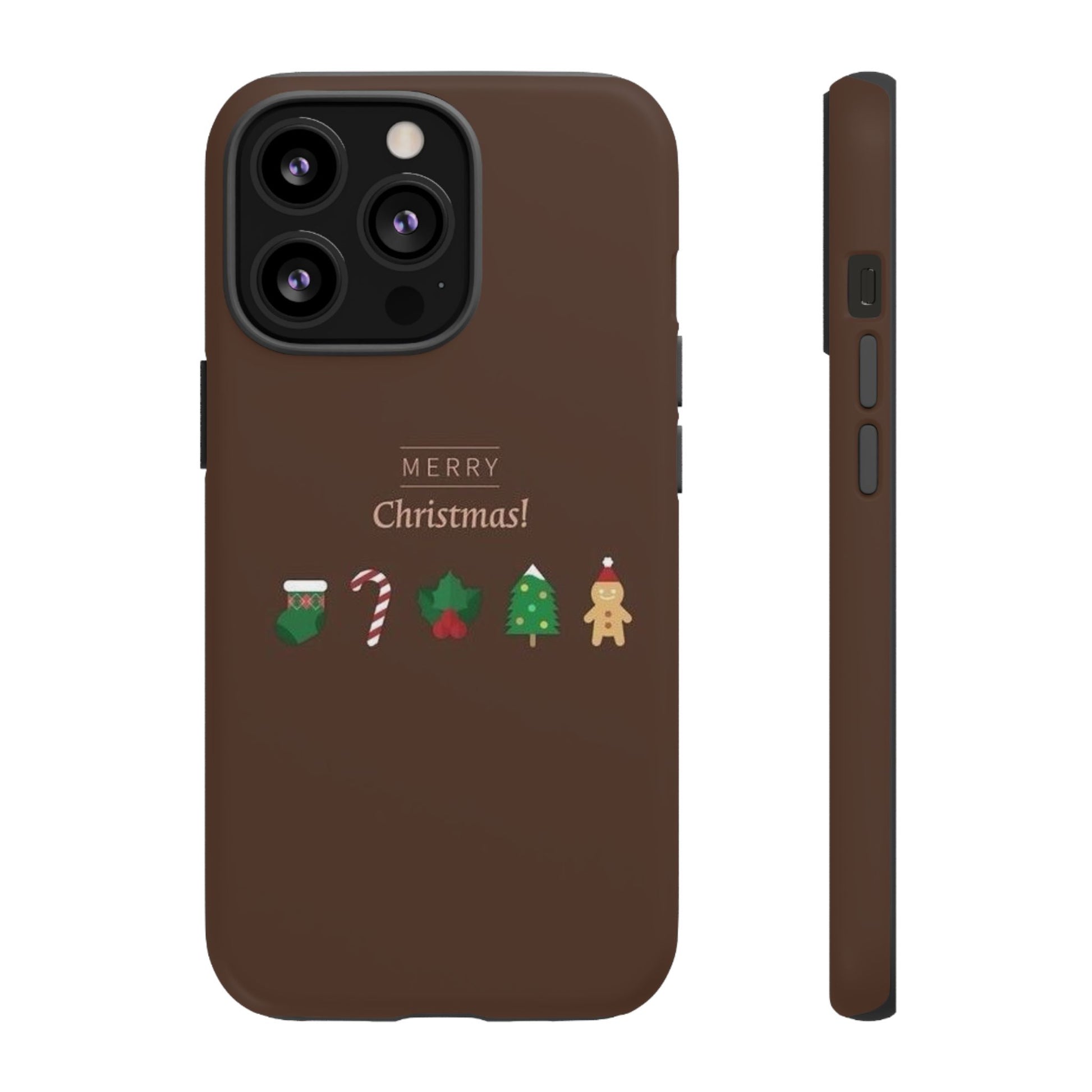 Merry Christmas Phone Case | iPhone Samsung Galaxy Google Pixel - Personalized Stylish Crafts