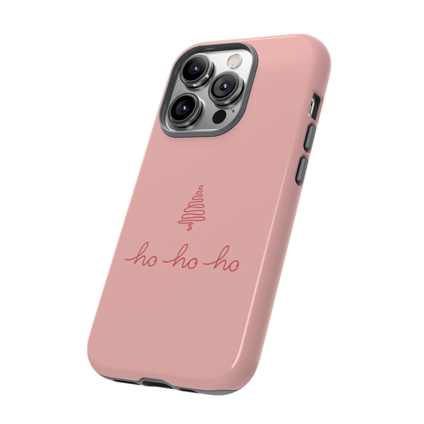 Peach Christmas Tree Phone Case | iPhone, Samsung, Pixel - Personalized Stylish Crafts