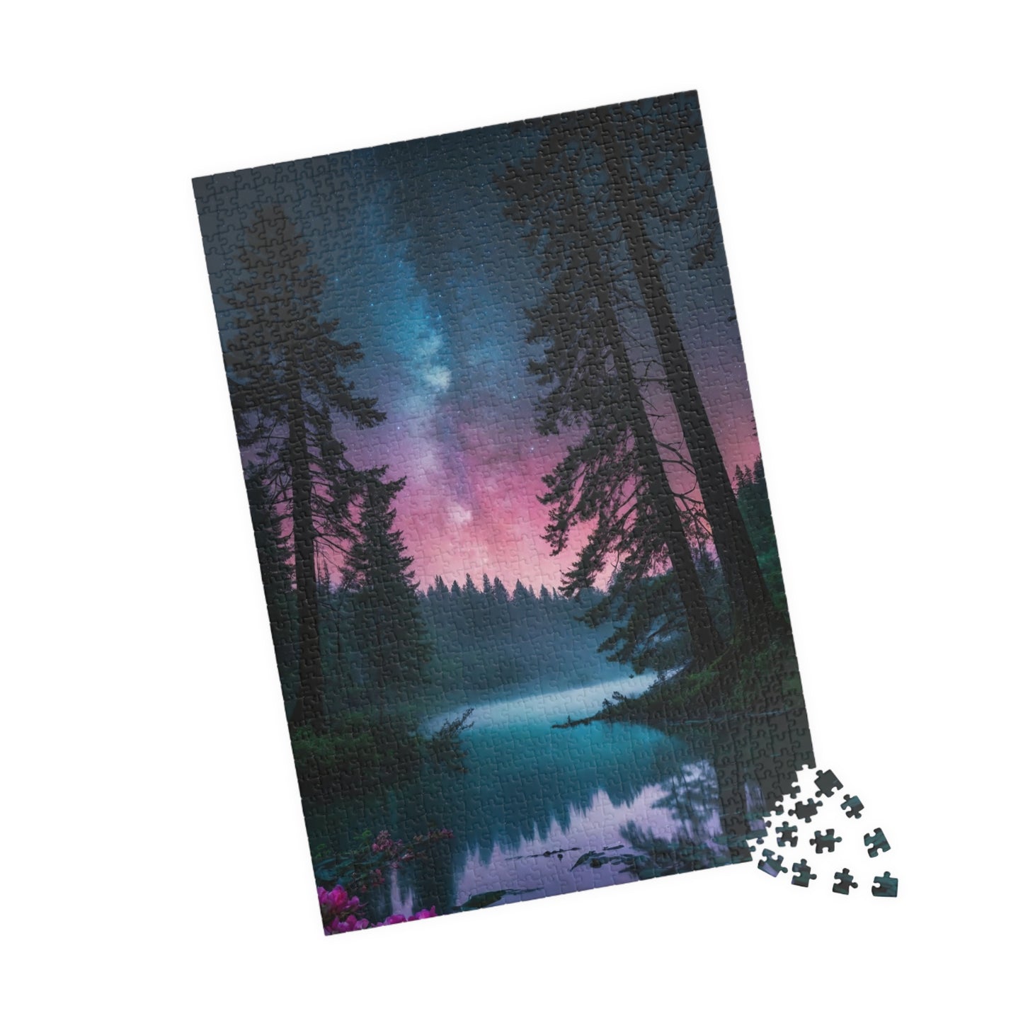 Psychedelic Night Dream Jigsaw Puzzle - Bold Modern Design - Personalized Stylish Crafts