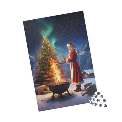 Sexy Santa 1000 piece Jigsaw Puzzle - Gift for Family Members - Personalized Stylish Crafts