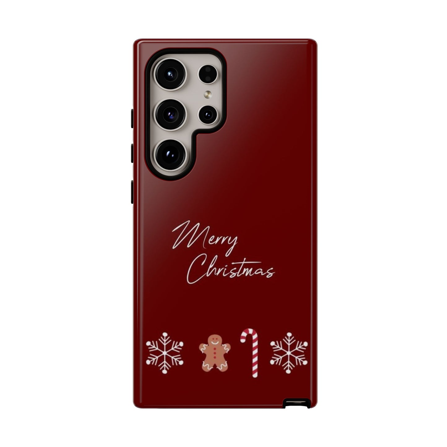 Merry Christmas Quote Phone Case | Festive Design for iPhone, Samsung, Pixel - Personalized Stylish Crafts