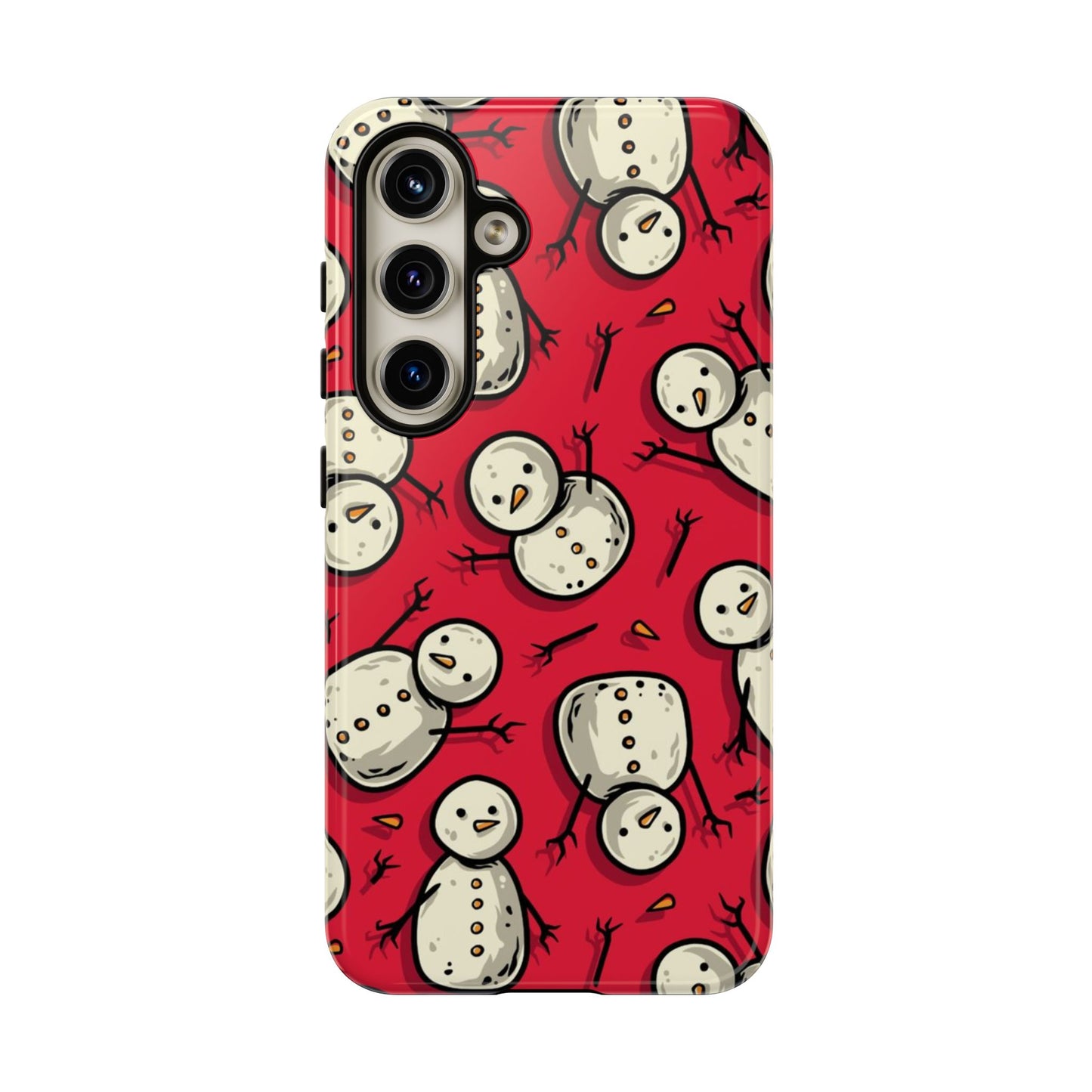 Snowman Phone Case | Festive Holiday Design for iPhone, Samsung, Pixel - Personalized Stylish Crafts