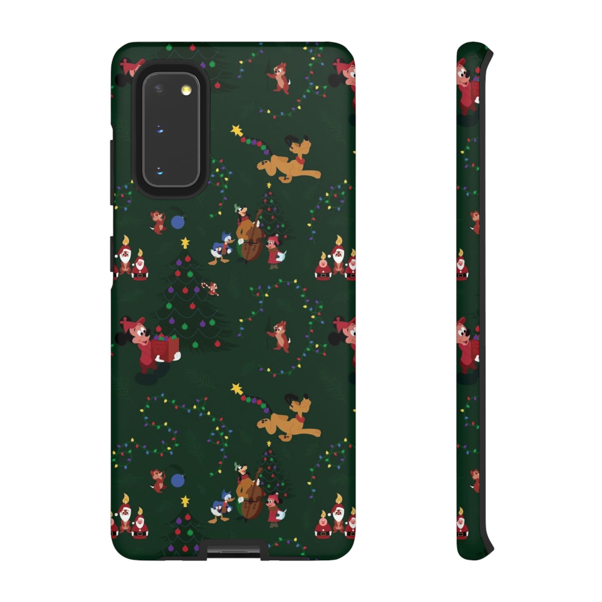 Dark Green Christmas Phone Case | iPhone Samsung Galaxy Google Pixel - Personalized Stylish Crafts