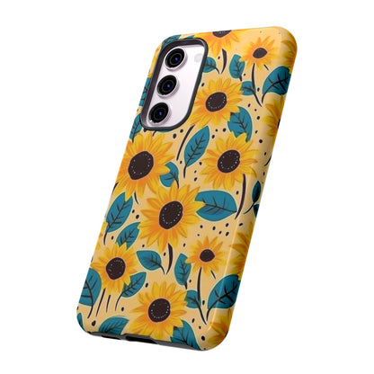 Sunflower Floral Phone Case | iPhone, Samsung, Pixel, Gift - Personalized Stylish Crafts