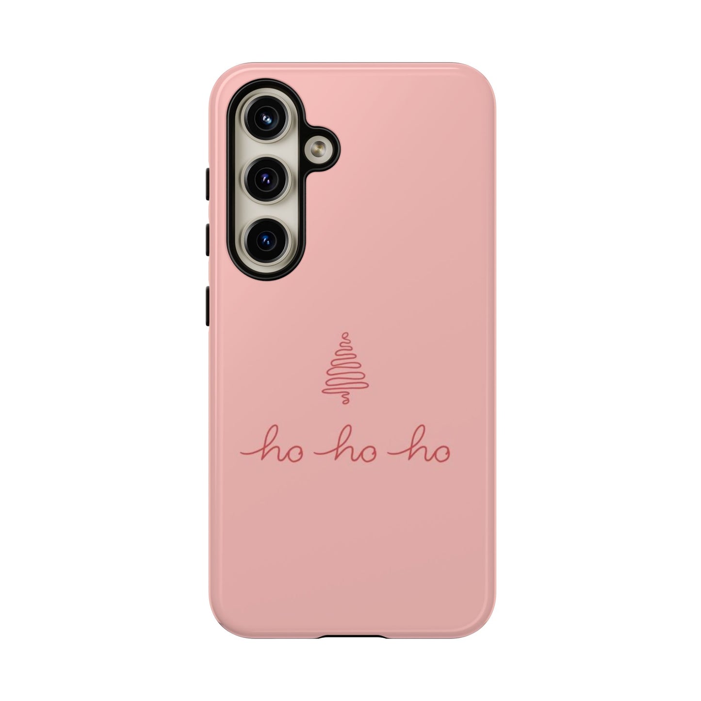 Peach Christmas Tree Phone Case | iPhone, Samsung, Pixel - Personalized Stylish Crafts