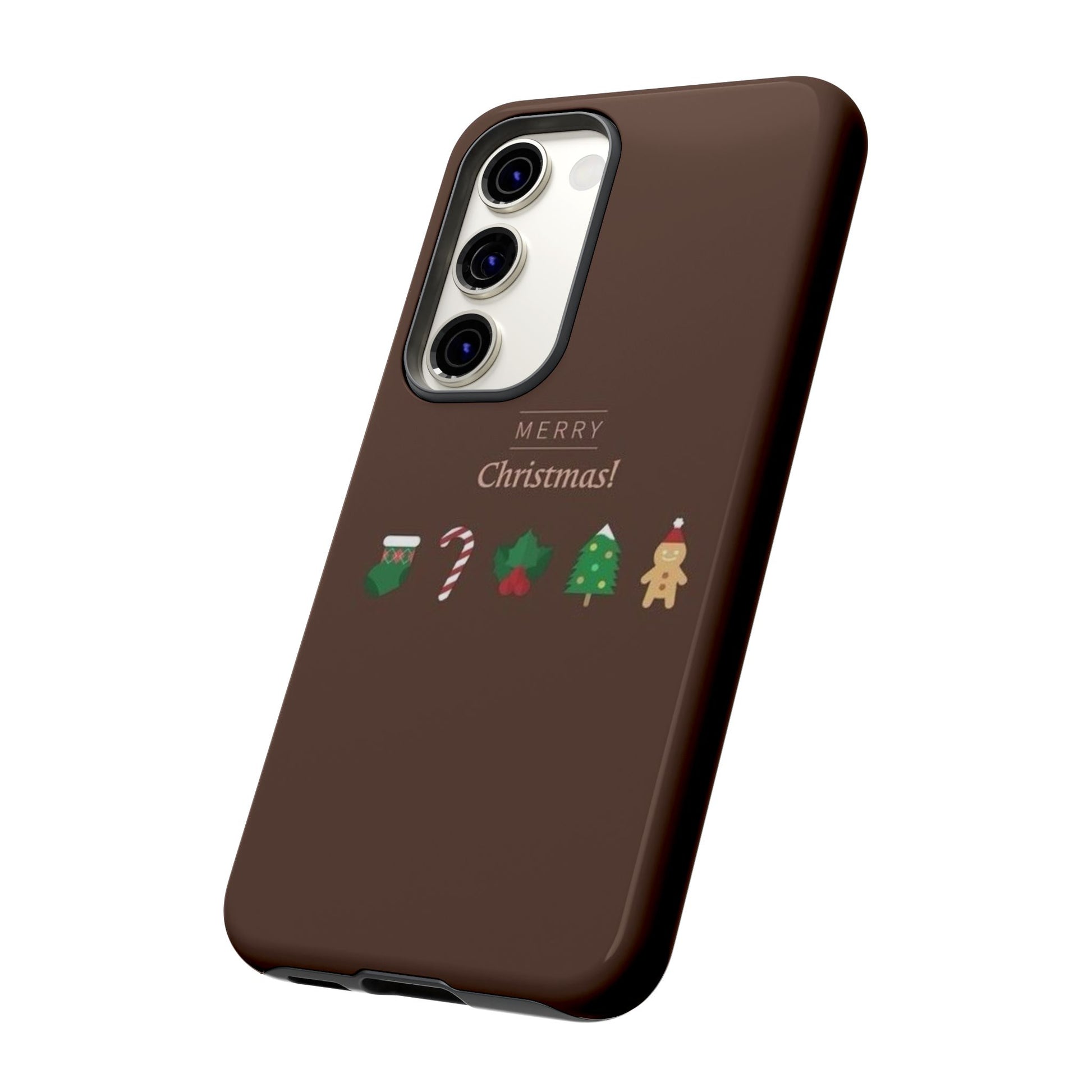 Merry Christmas Phone Case | iPhone Samsung Galaxy Google Pixel - Personalized Stylish Crafts