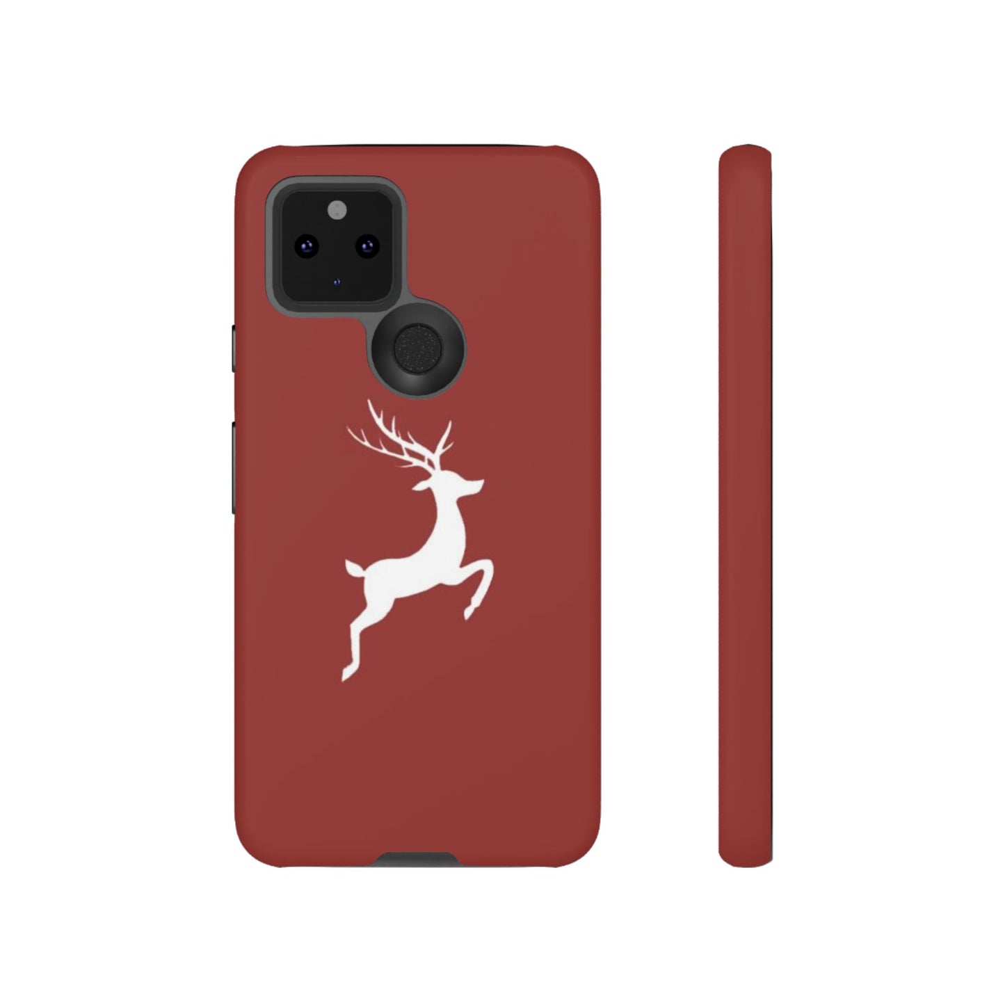 Red and White Christmas Reindeer Phone Case | iPhone, Samsung, Pixel - Personalized Stylish Crafts