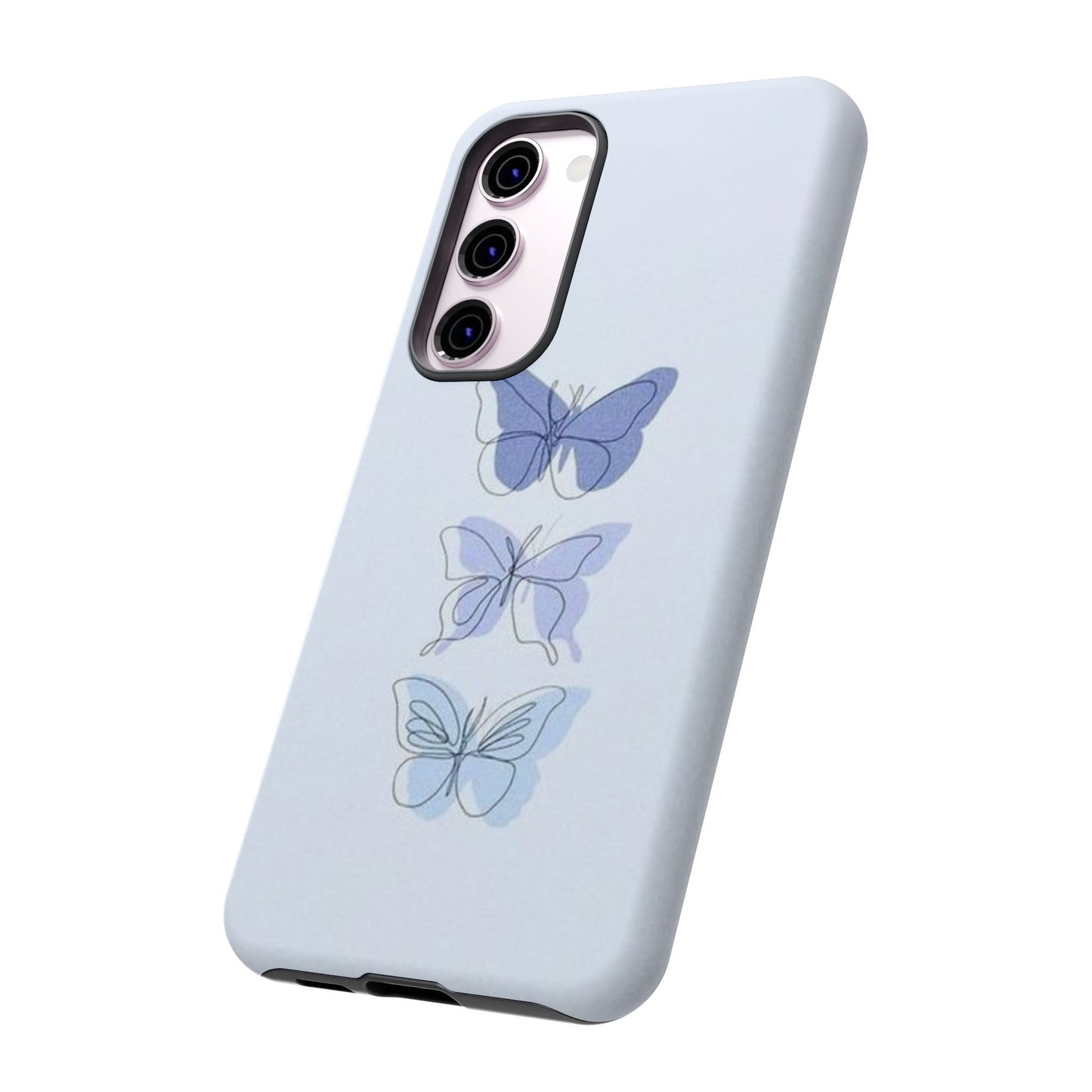 Kids Blue Butterfly Art | Phone Case Cover - Personalized Stylish Crafts