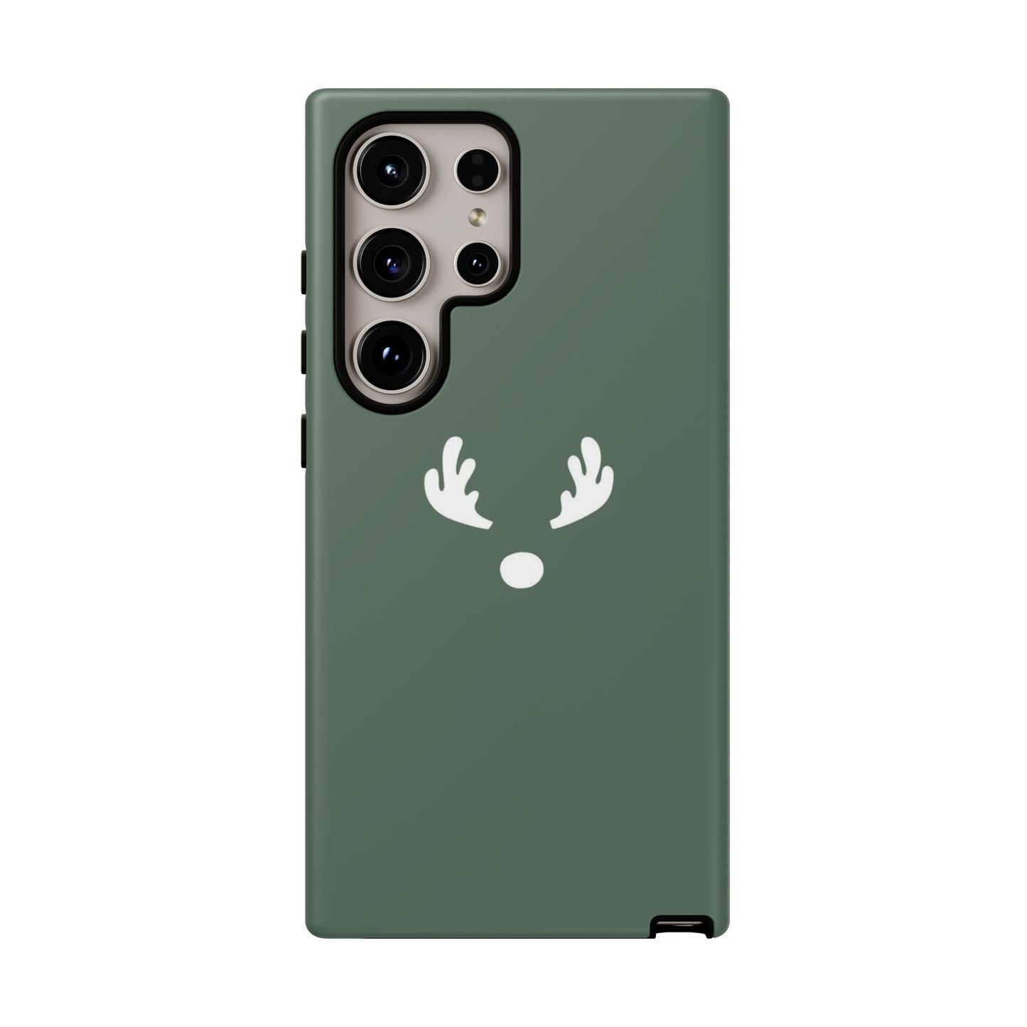 Minimalistic Reindeer Christmas Phone Case | iPhone, Samsung, Pixel - Personalized Stylish Crafts