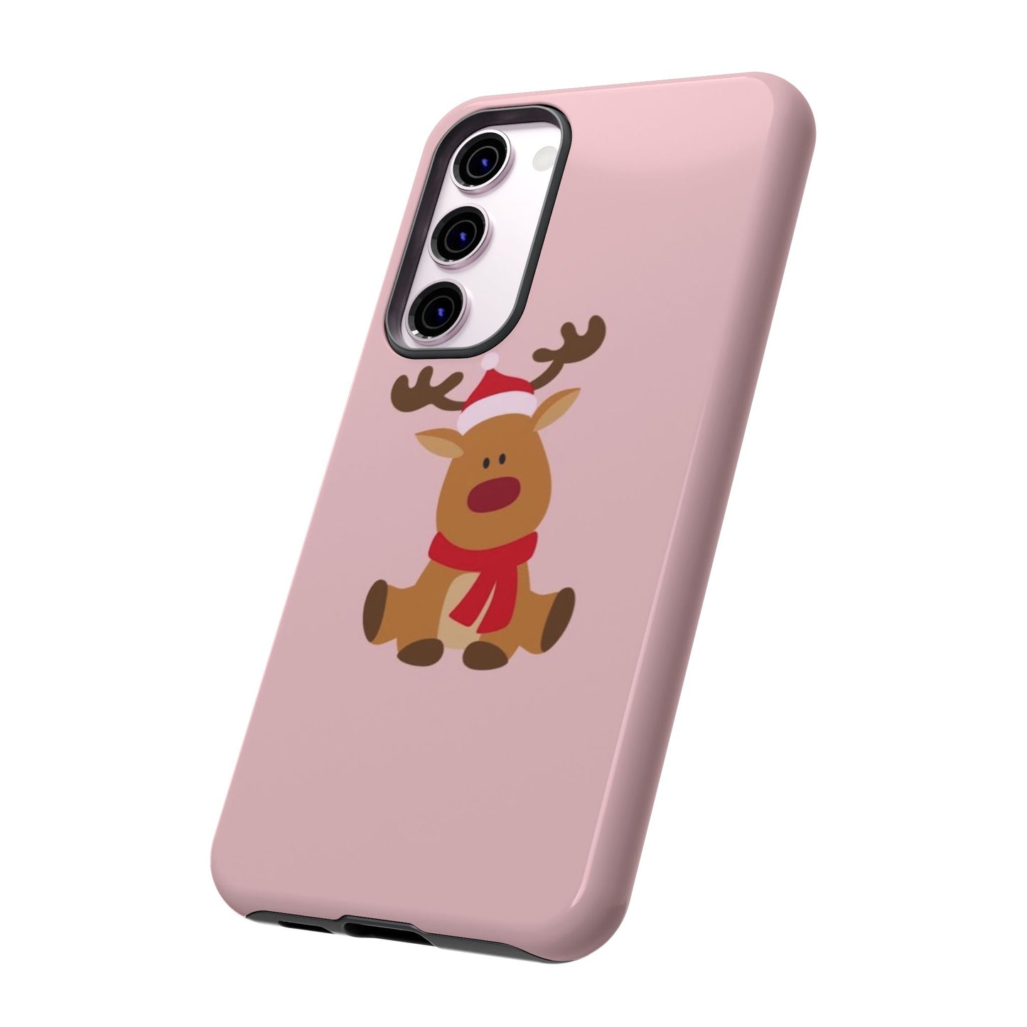 Lovely Christmas Reindeer Phone Case | iPhone, Samsung, Pixel - Personalized Stylish Crafts