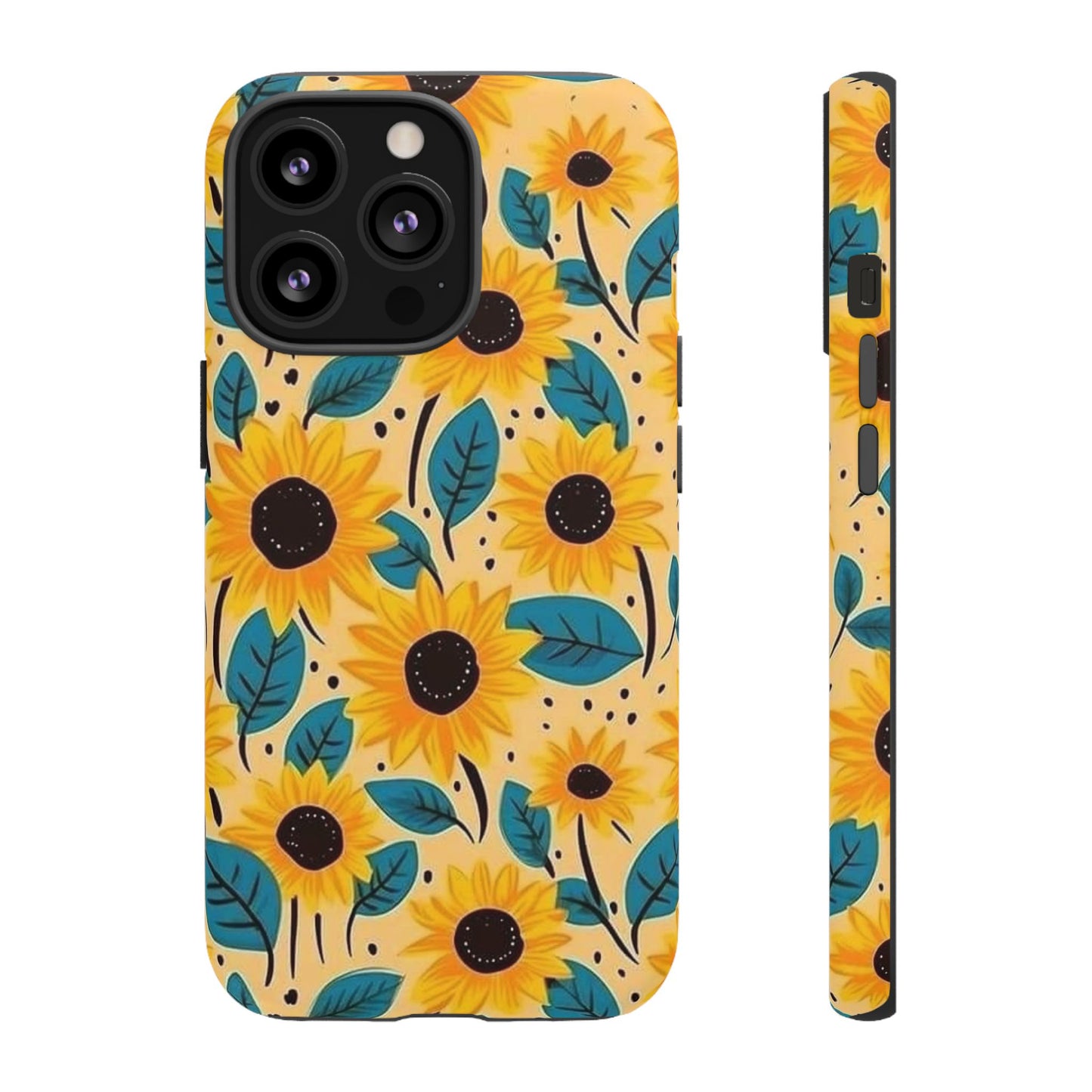 Sunflower Floral Phone Case | iPhone, Samsung, Pixel, Gift - Personalized Stylish Crafts