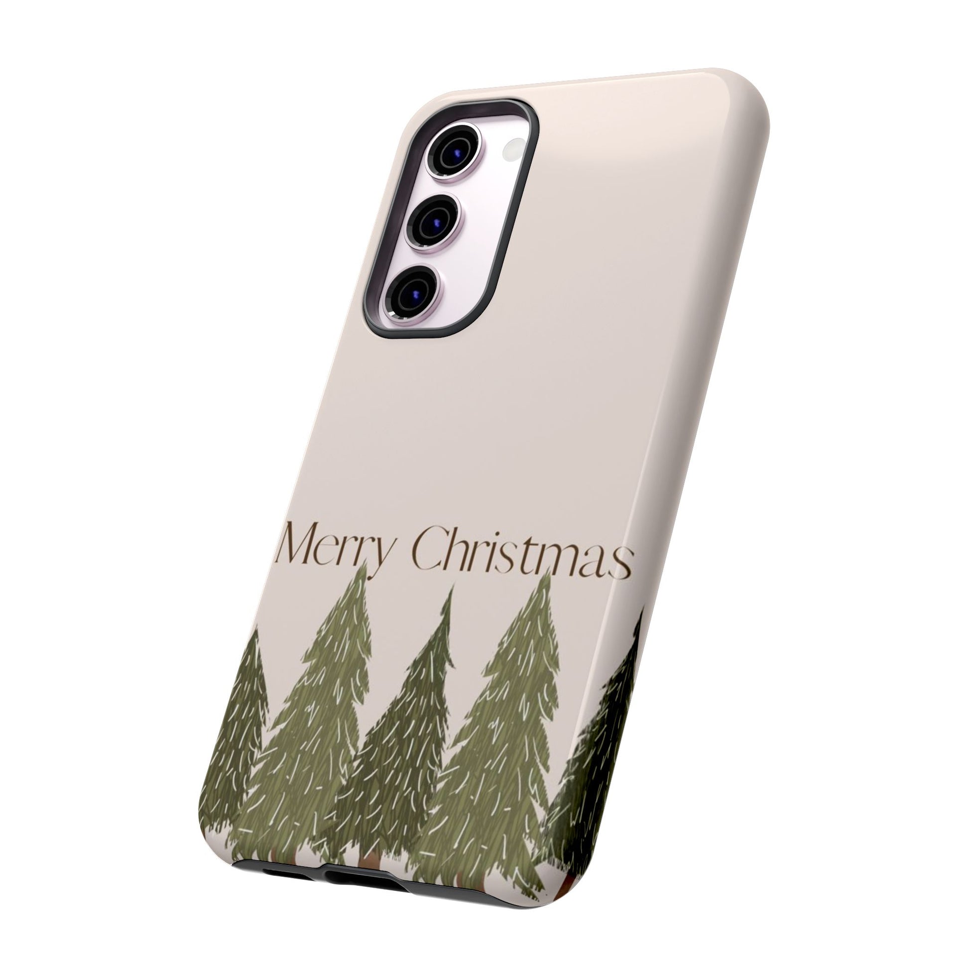 Merry Christmas Tree Phone Case | Best Gift for Holiday - Personalized Stylish Crafts