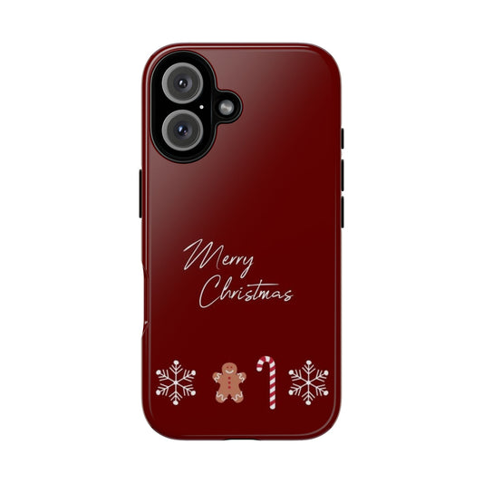 Merry Christmas Quote Phone Case | Festive Design for iPhone, Samsung, Pixel - Personalized Stylish Crafts