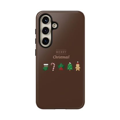 Merry Christmas Phone Case | iPhone Samsung Galaxy Google Pixel - Personalized Stylish Crafts