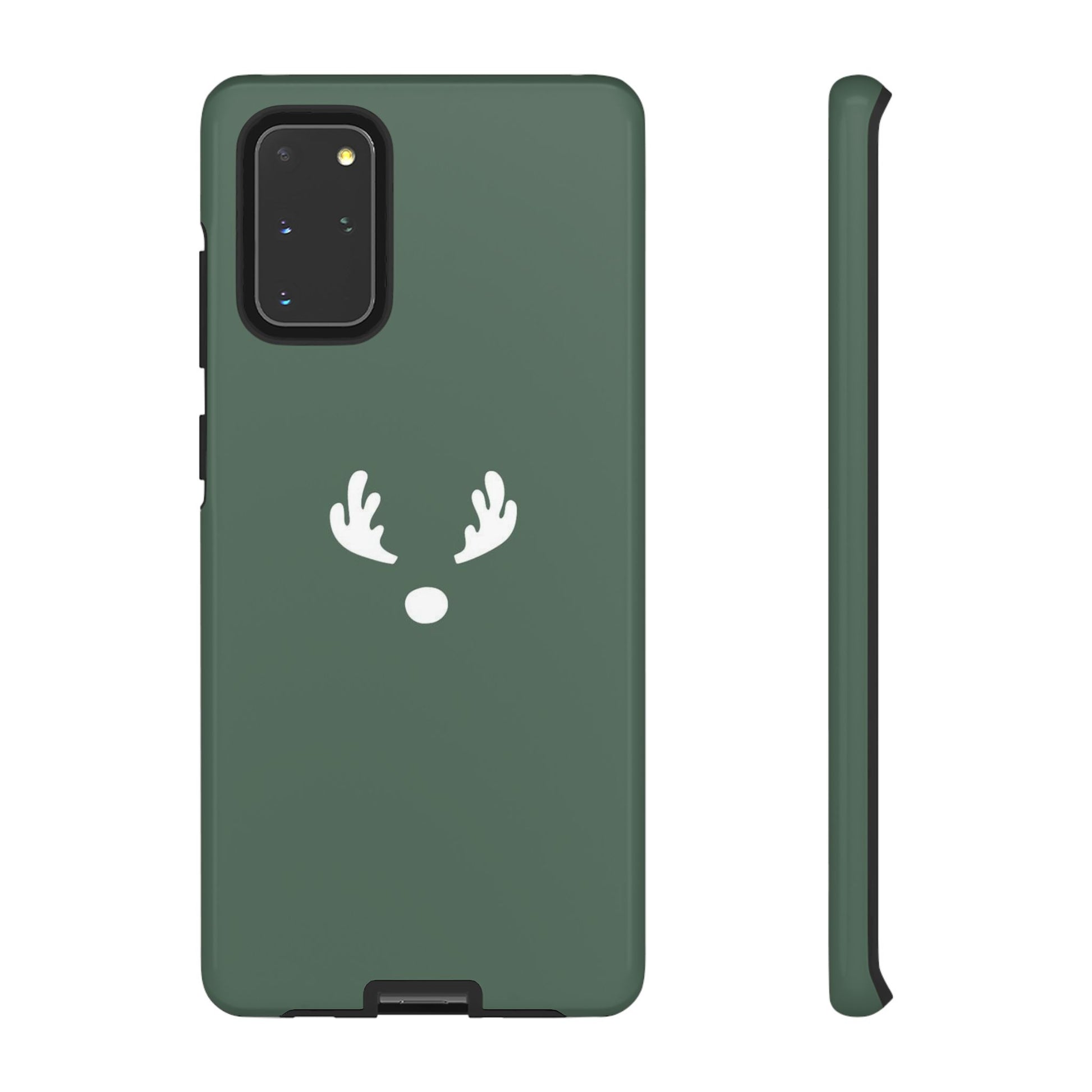 Minimalistic Reindeer Christmas Phone Case | iPhone, Samsung, Pixel - Personalized Stylish Crafts