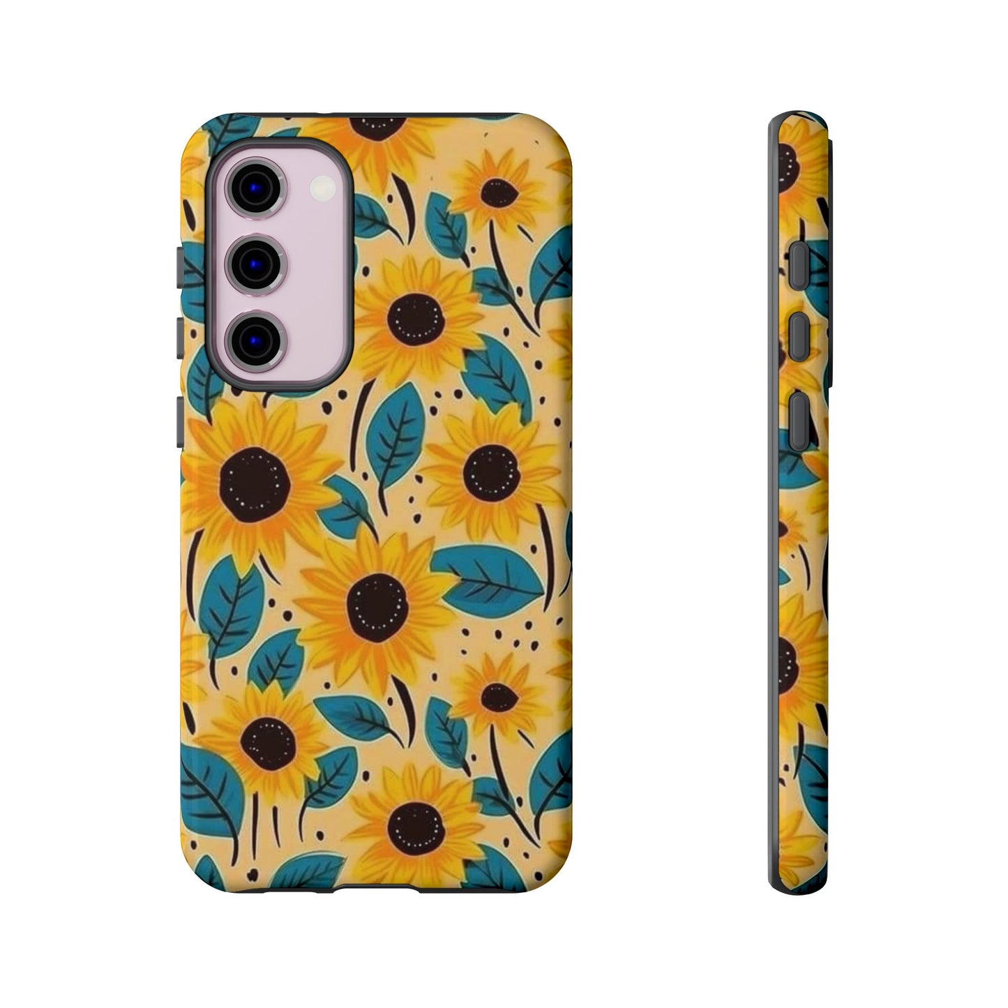 Sunflower Floral Phone Case | iPhone, Samsung, Pixel, Gift - Personalized Stylish Crafts