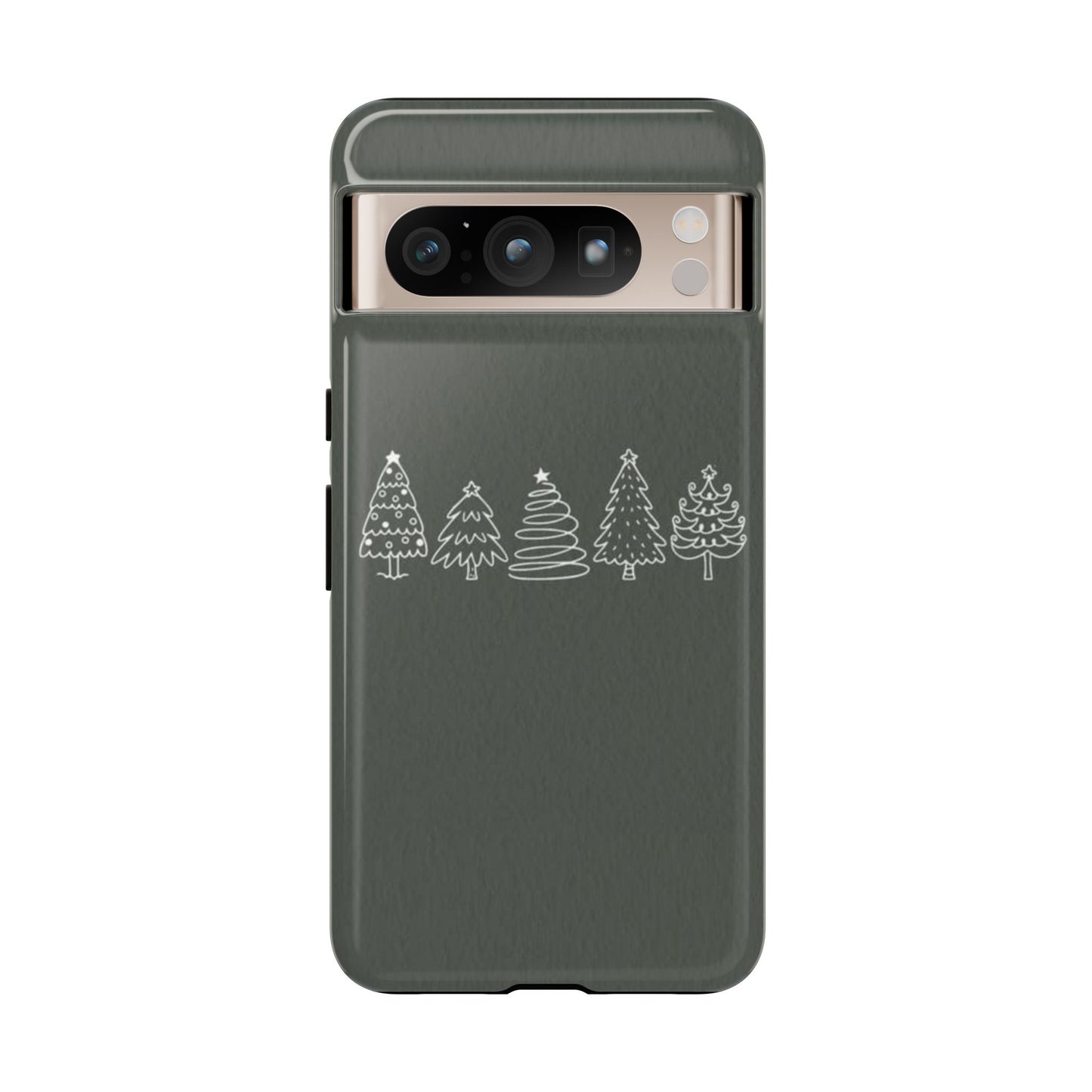 Christmas Tree Phone Case | Holiday Design for iPhone, Samsung, Pixel - Personalized Stylish Crafts