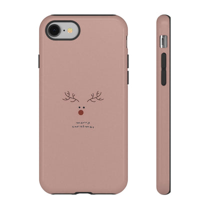 Cute Reindeer Christmas Phone Case | iPhone, Samsung, Pixel - Personalized Stylish Crafts