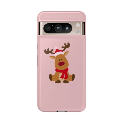 Lovely Christmas Reindeer Phone Case | iPhone, Samsung, Pixel - Personalized Stylish Crafts