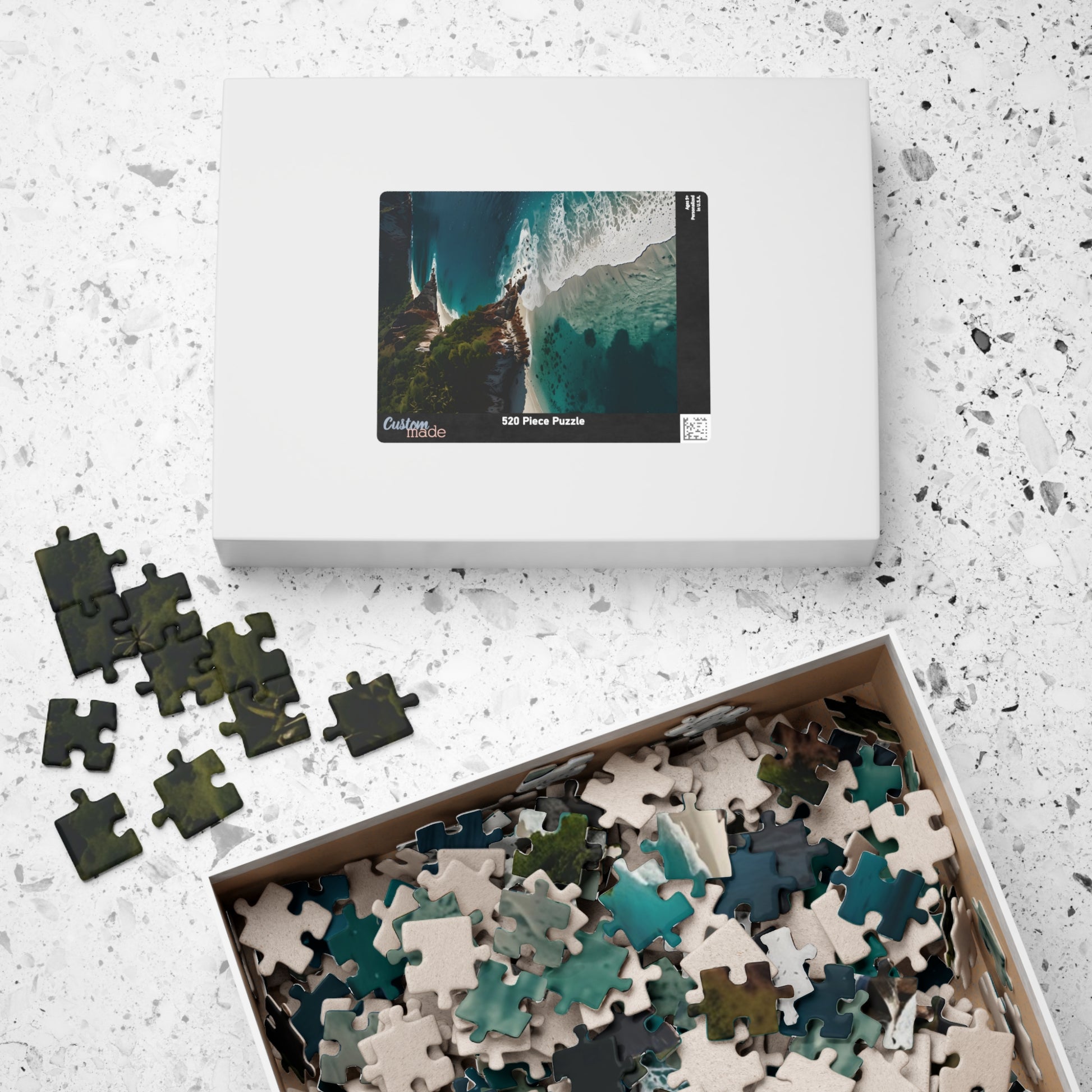 Sunset Cliff Jigsaw Puzzle - Perfect Gift for Holidays - Personalized Stylish Crafts