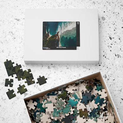 Sunset Cliff Jigsaw Puzzle - Perfect Gift for Holidays - Personalized Stylish Crafts