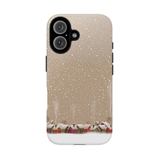 Holiday Christmas Village Picture Phone Case | iPhone Samsung Galaxy Google Pixel - Personalized Stylish Crafts