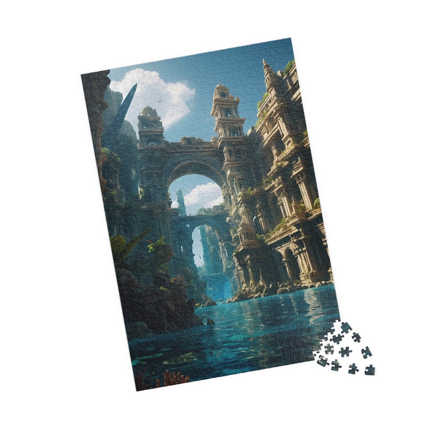 Lost World Fantasy Jigsaw Puzzle - Stunning Aesthetic Decor - Personalized Stylish Crafts