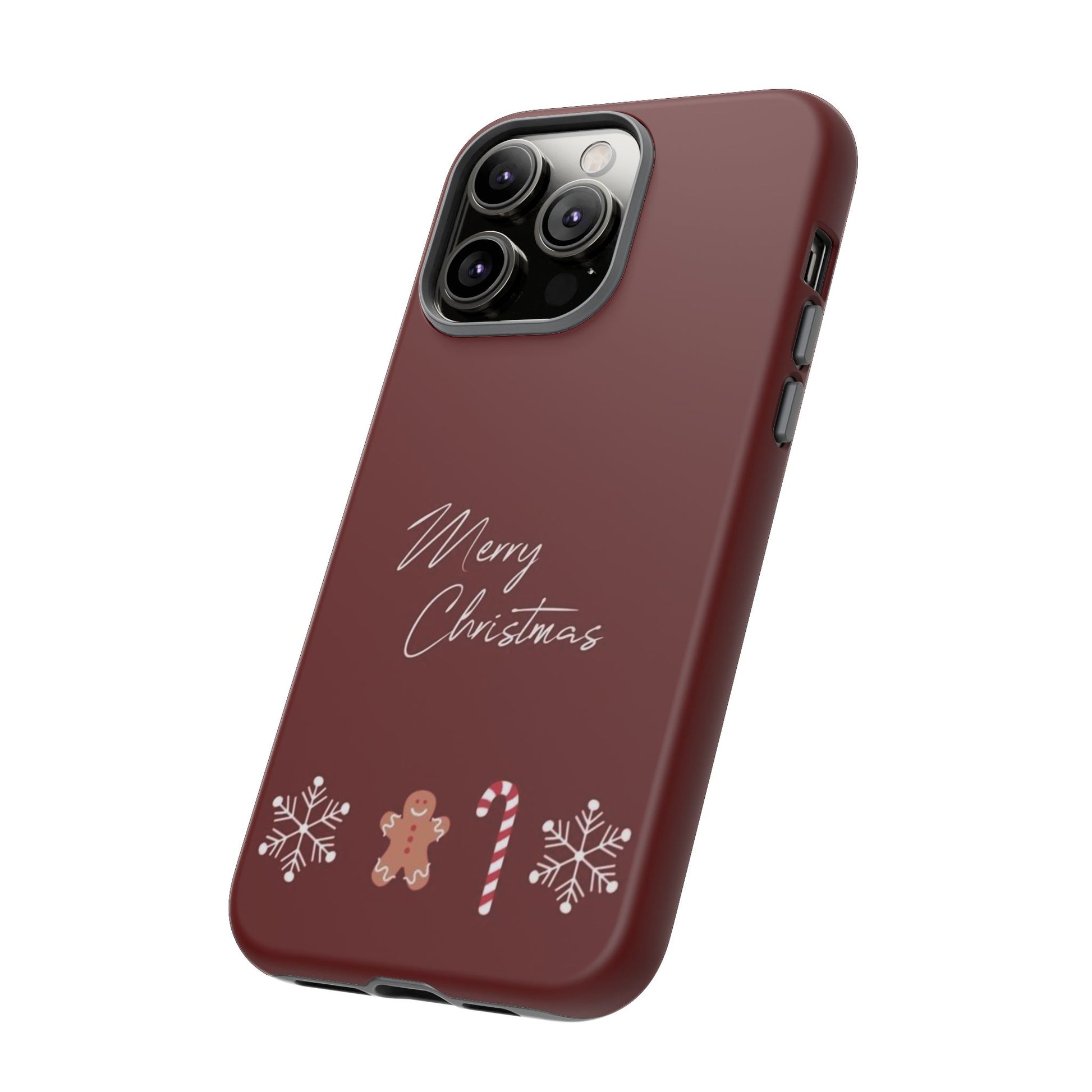 Merry Christmas Quote Phone Case | Festive Design for iPhone, Samsung, Pixel - Personalized Stylish Crafts