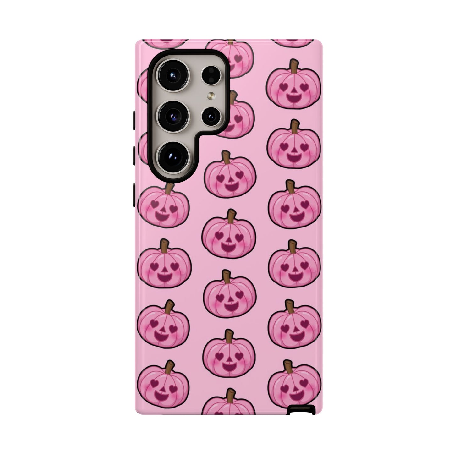 Pink Pumpkin Halloween IPhone 14 | Durable Case - Personalized Stylish Crafts