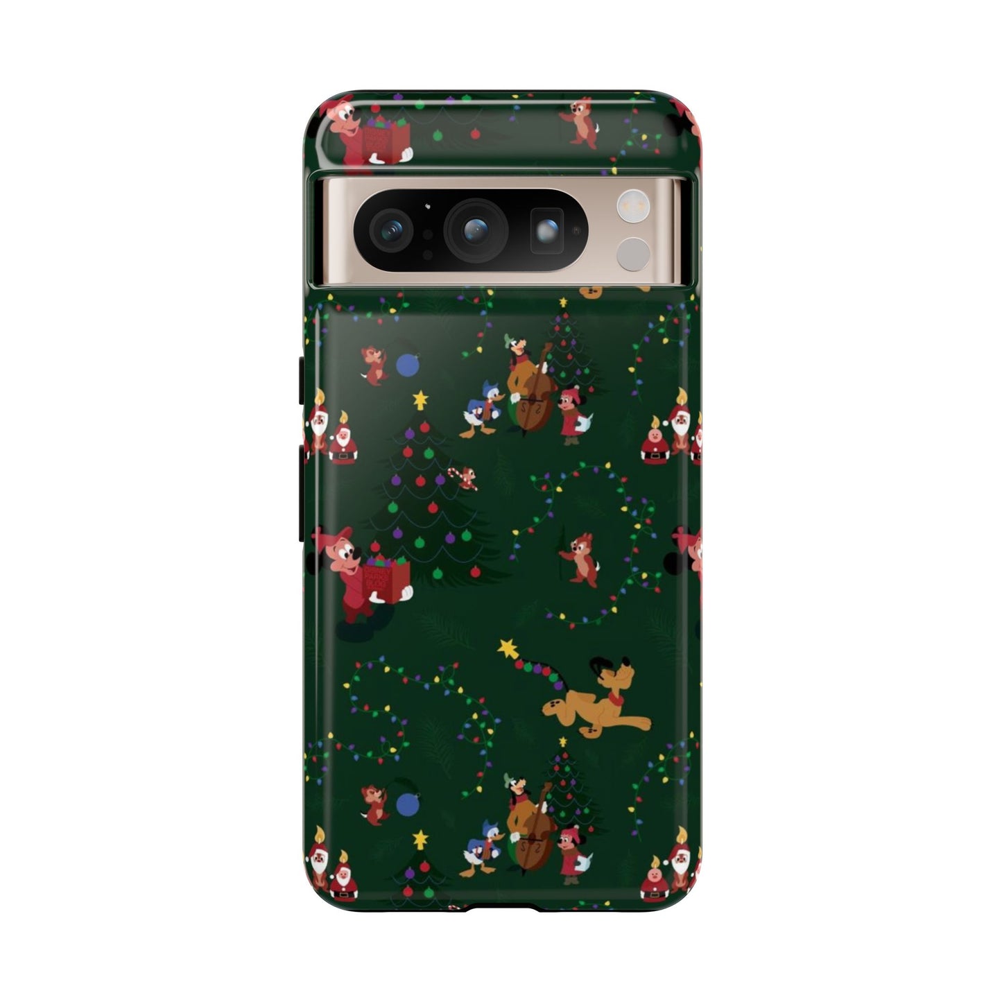 Dark Green Christmas Phone Case | iPhone Samsung Galaxy Google Pixel - Personalized Stylish Crafts