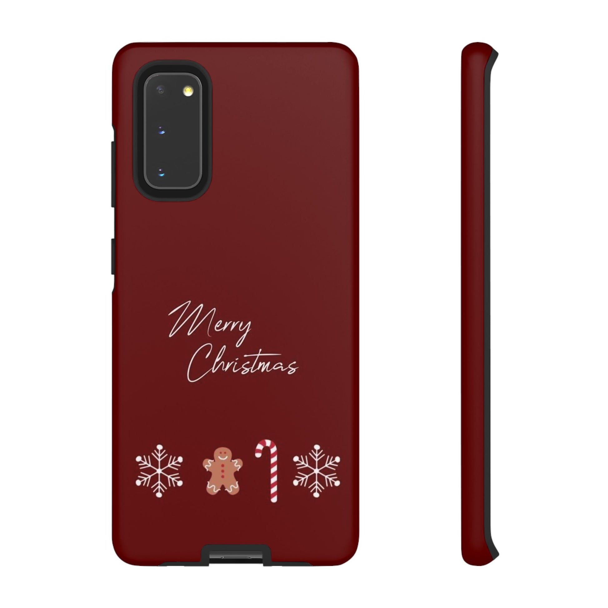 Merry Christmas Quote Phone Case | Festive Design for iPhone, Samsung, Pixel - Personalized Stylish Crafts