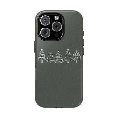 Christmas Tree Phone Case | Holiday Design for iPhone, Samsung, Pixel - Personalized Stylish Crafts