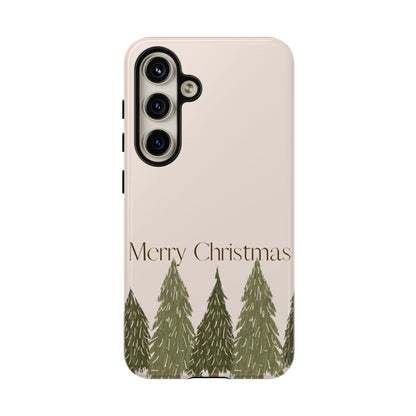 Merry Christmas Tree Phone Case | Best Gift for Holiday - Personalized Stylish Crafts