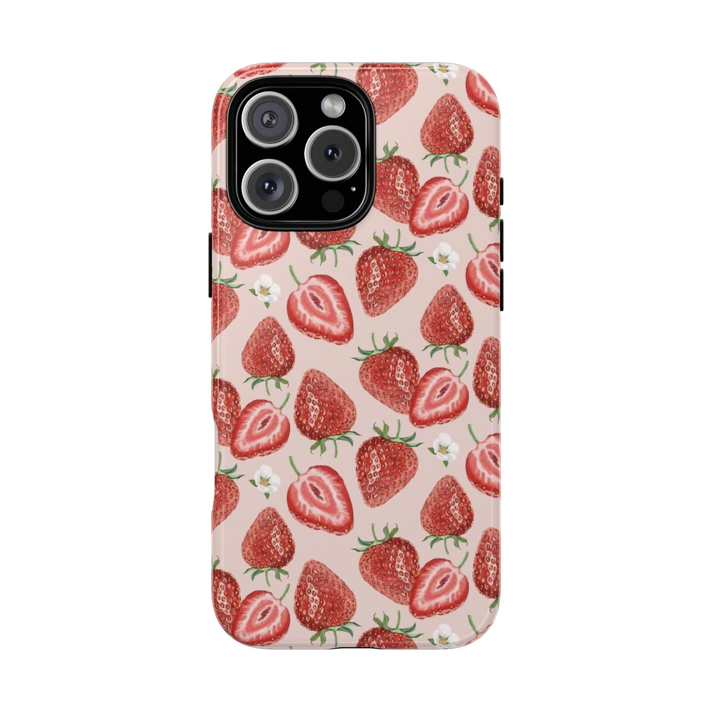 Strawberry Art Wallpaper Phone Case Design - Personalized Stylish Crafts