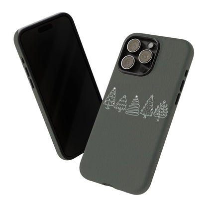 Christmas Tree Phone Case | Holiday Design for iPhone, Samsung, Pixel - Personalized Stylish Crafts