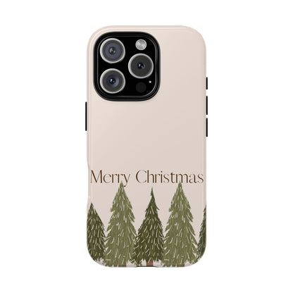 Merry Christmas Tree Phone Case | Best Gift for Holiday - Personalized Stylish Crafts