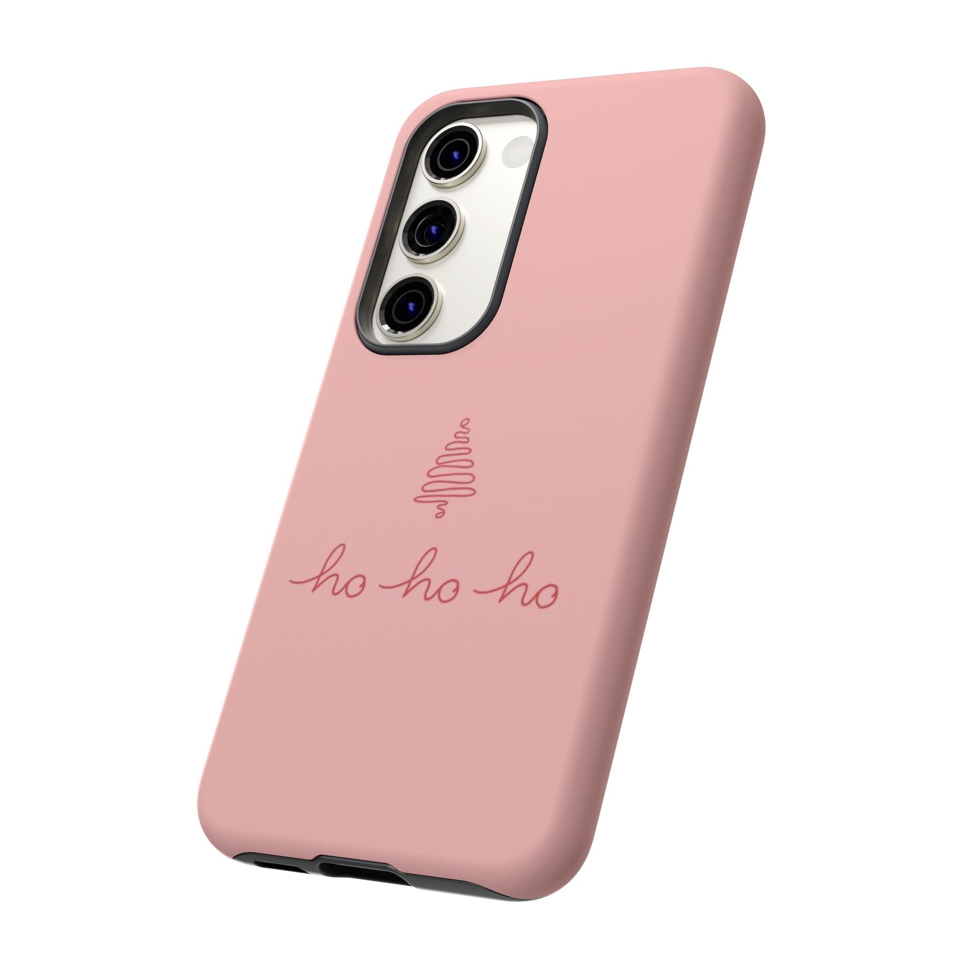 Peach Christmas Tree Phone Case | iPhone, Samsung, Pixel - Personalized Stylish Crafts