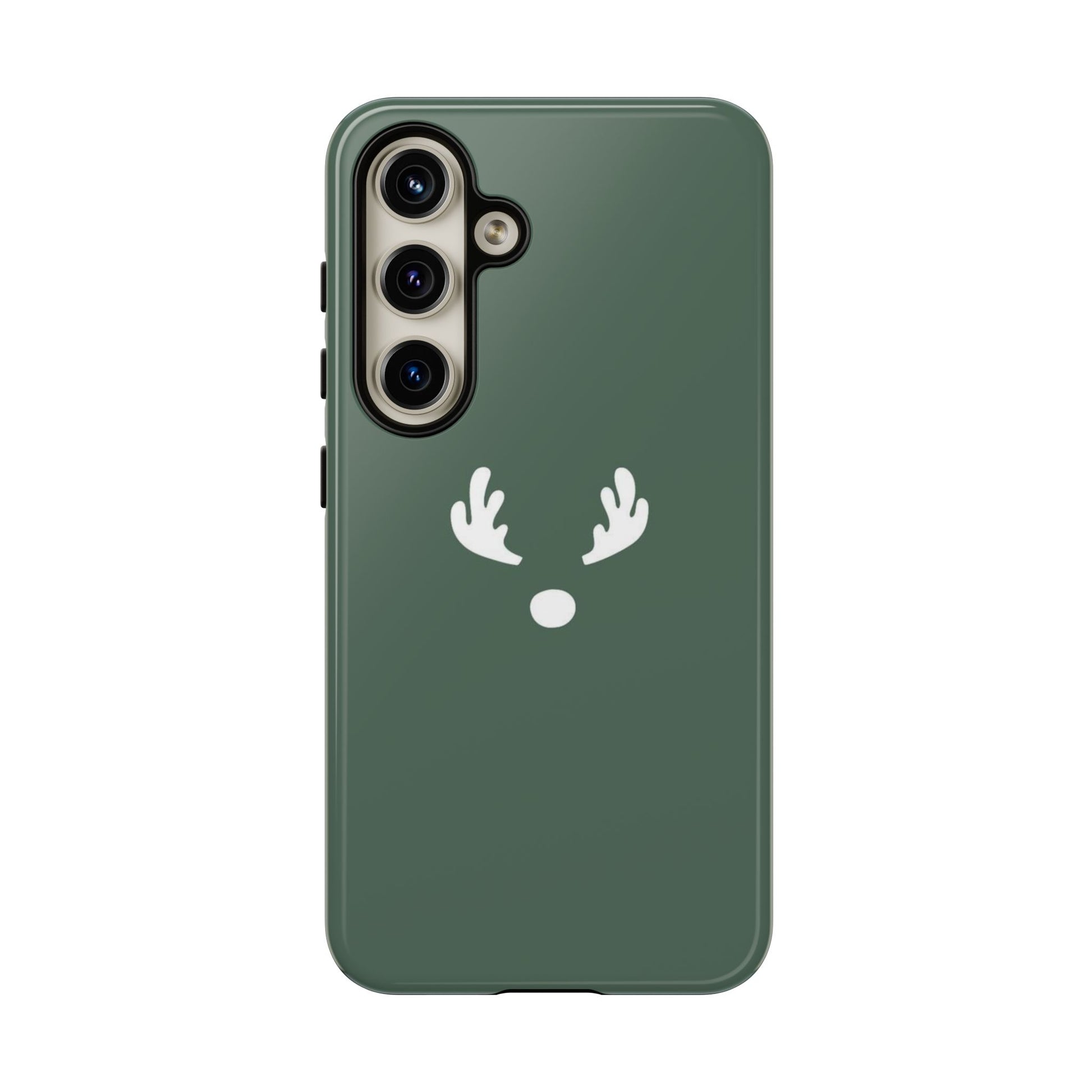 Minimalistic Reindeer Christmas Phone Case | iPhone, Samsung, Pixel - Personalized Stylish Crafts