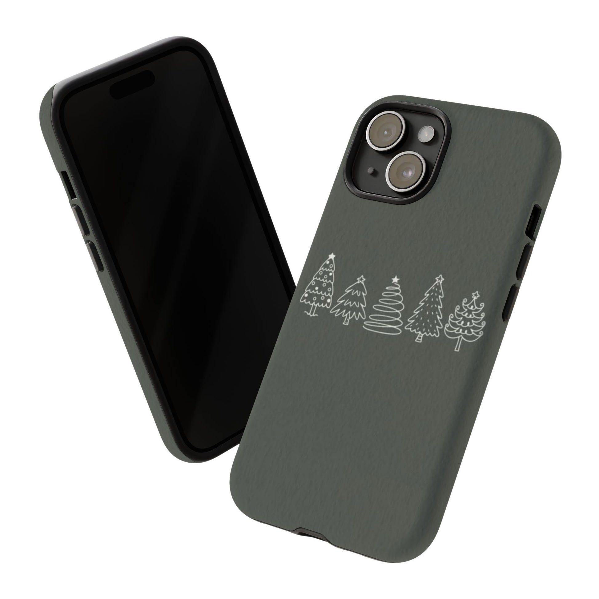 Christmas Tree Phone Case | Holiday Design for iPhone, Samsung, Pixel - Personalized Stylish Crafts