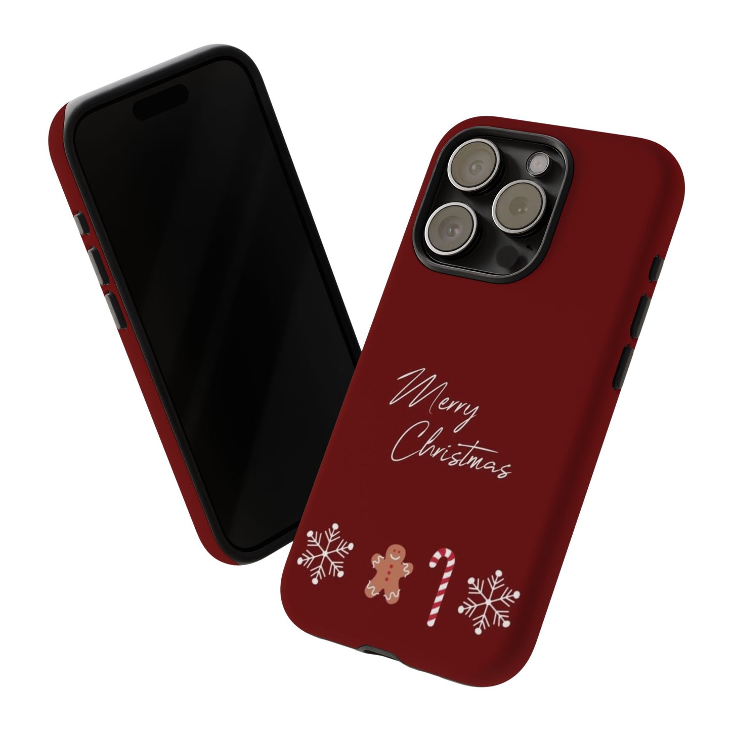 Merry Christmas Quote Phone Case | Festive Design for iPhone, Samsung, Pixel - Personalized Stylish Crafts