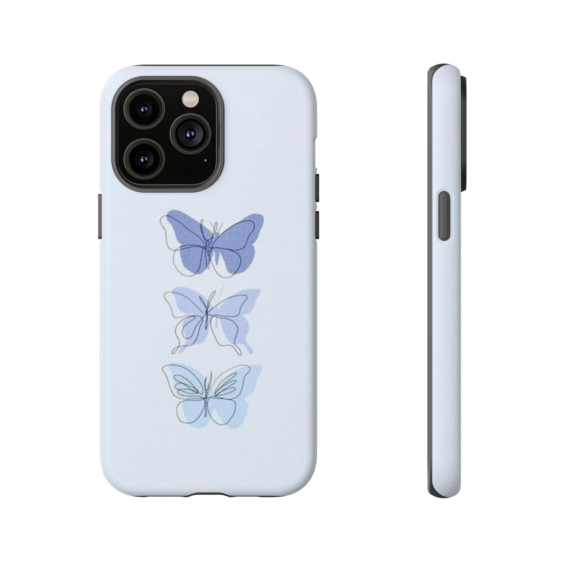 Kids Blue Butterfly Art | Phone Case Cover - Personalized Stylish Crafts