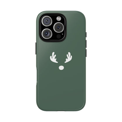 Minimalistic Reindeer Christmas Phone Case | iPhone, Samsung, Pixel - Personalized Stylish Crafts